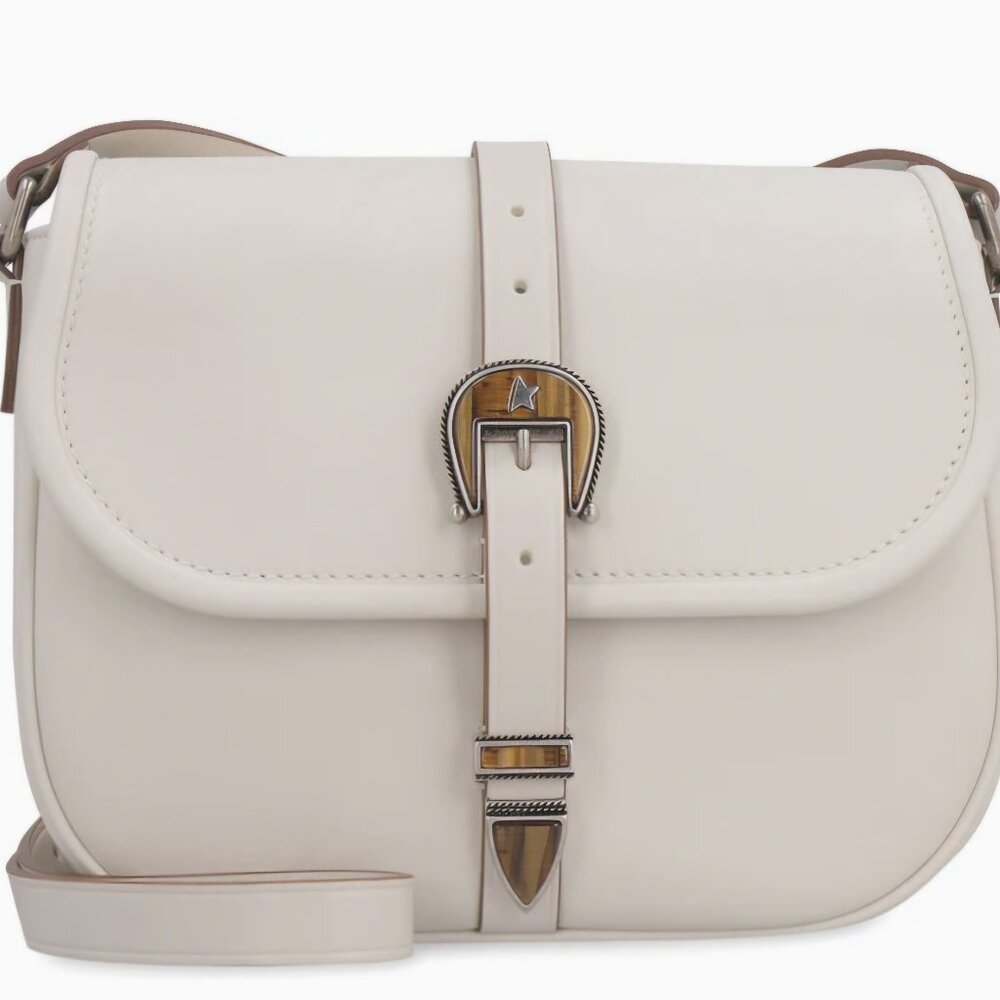Golden Goose Rodeo Bag Medium - Off White Calf Skin Leather